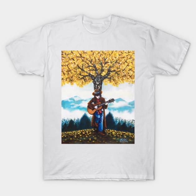 'BALLAD FOR THE LAST TREE OF AUTUMN' T-Shirt by jerrykirk